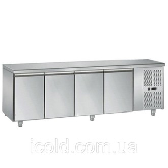 [ALT] Морозильний стіл ECO 2,2 x 0,7 м - з 4-ма дверцятами