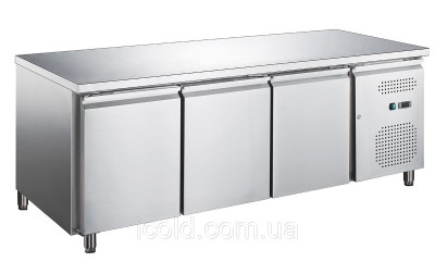 [ALT] Охолоджувальний стіл для пекарні 2,00 х 0,80 м - з 3 дверцятами