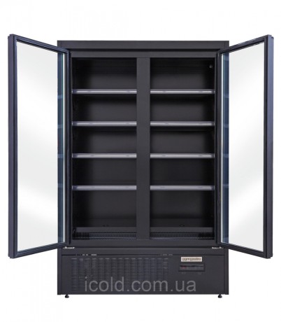 [ALT] Шкаф холодильный - 600 litres - with 4 shelves - black