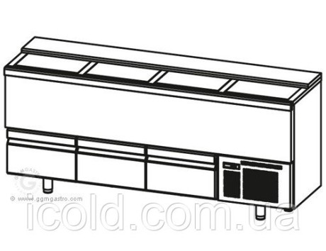 [ALT] Холодильна камера для напоїв 620 літрів - з 3 шухлядами