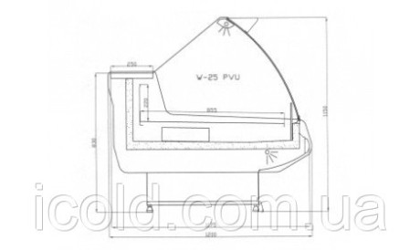 [ALT] Холодильная витрина  W-25 PVU